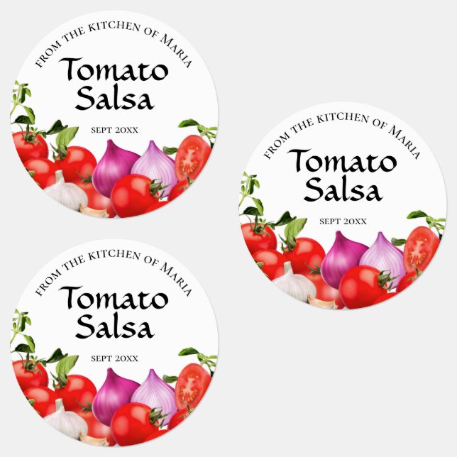 Étiquettes De la cuisine de | Salsa de tomate maison (Groupe)