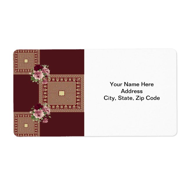 Étiquettes de la fête des mères (Devant)