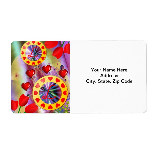 Étiquettes de la fête des mères (Devant)