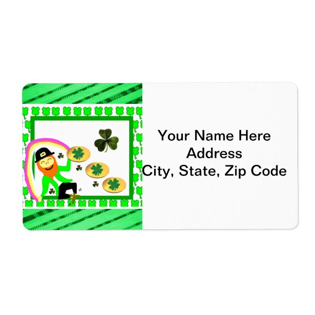 Étiquettes de la Saint Patrick (Devant)