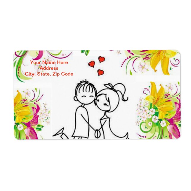 Étiquettes de la Saint Valentin (Devant)