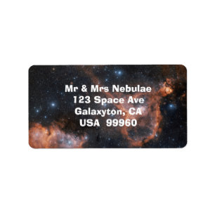 Étiquettes de l'astronomie spatiale nébuleuse