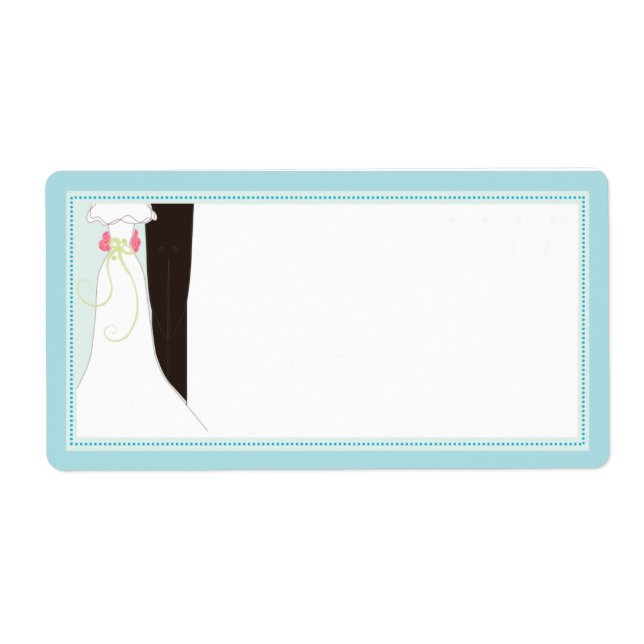 Étiquettes de livraison mariage (Devant)