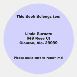 Étiquettes de livres personnalisés customisés