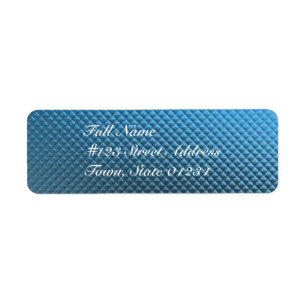 Étiquettes de messagerie Blue Foil
