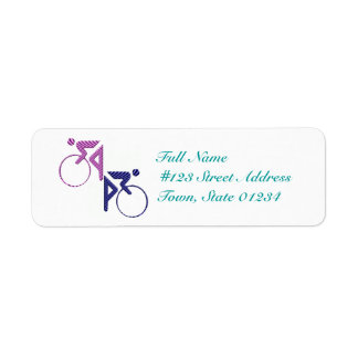 Étiquettes de messagerie cycliste