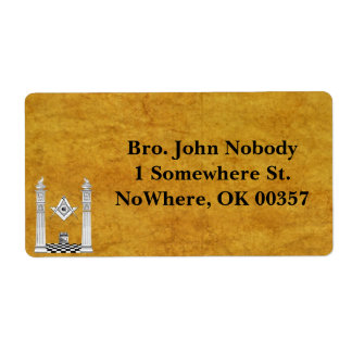Étiquettes de messagerie maçonnique