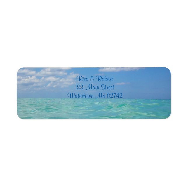 Étiquettes de messagerie Ocean III (Devant)