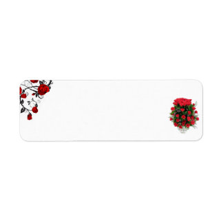 Étiquettes de messagerie rose