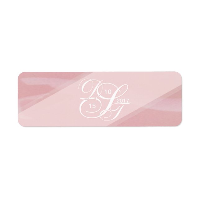 Étiquettes de monogramme (Devant)