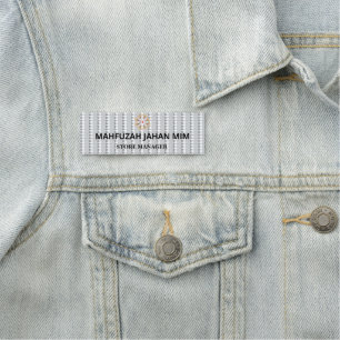 Étiquettes de nom de vêtement personnalisé   Lavab