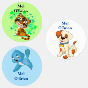 Étiquettes de nom pour enfants
