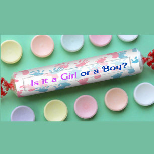 Étiquettes de papier pour Smarties de révélation d