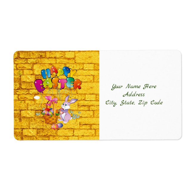 Étiquettes de Pâques (Devant)