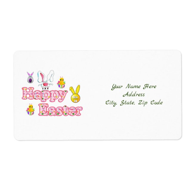 Étiquettes de Pâques (Devant)