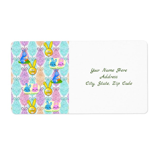 Étiquettes de Pâques (Devant)