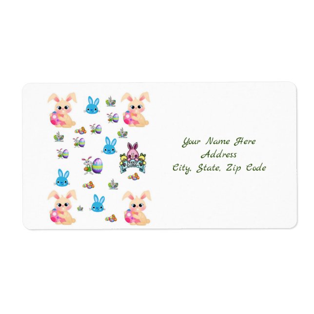 Étiquettes de Pâques (Devant)