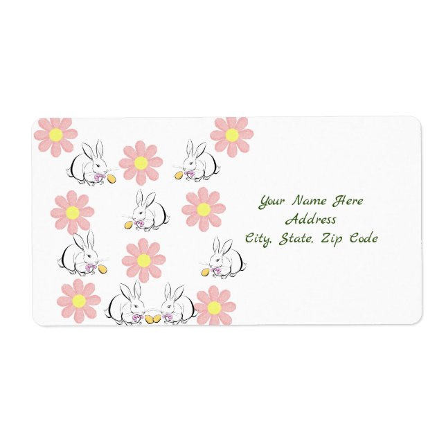 Étiquettes de Pâques (Devant)