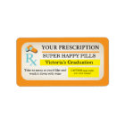 étiquettes de prescription Médicale Infirmière par