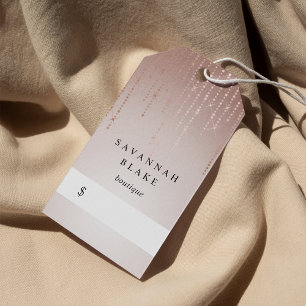 Étiquettes de prix de pluie