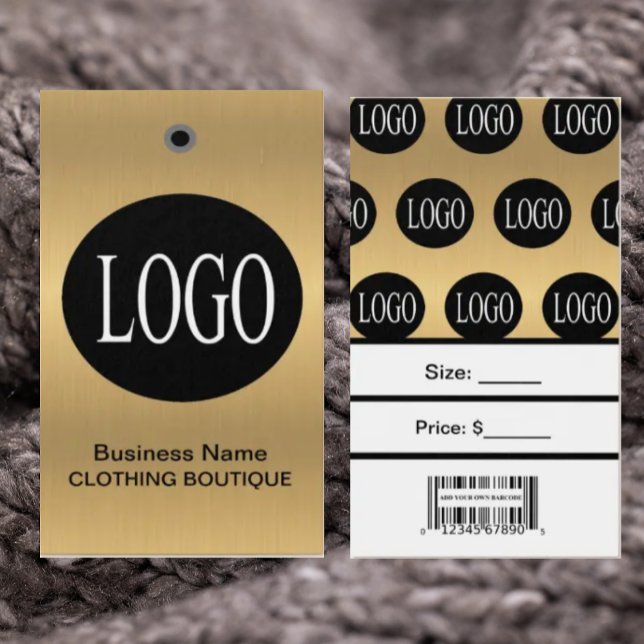 Étiquettes de prix de vêtements avec code-barres e (Créateur téléchargé)
