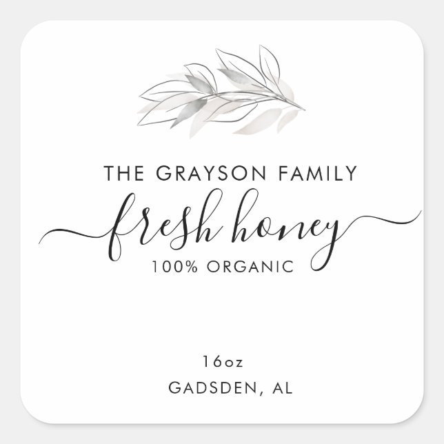 Étiquettes de produits (Devant)