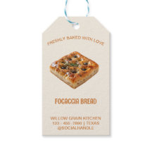 Étiquettes de produits de boulangerie en pain foca