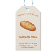 Étiquettes de produits de boulangerie rustique au