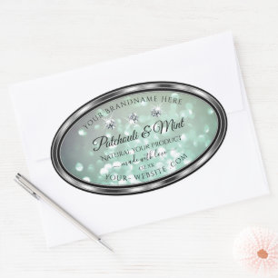 Étiquettes de produits Pastel Turquoise Parties sc