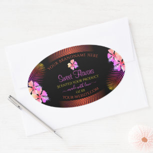 Étiquettes de produits sombres Exotic Rainbow Hawa