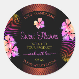 Étiquettes de produits sombres Exotic Rainbow Hawa