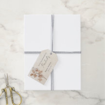 Étiquettes de remerciement pour mariage floral mar