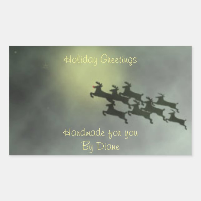 Étiquettes de rennes (Devant)