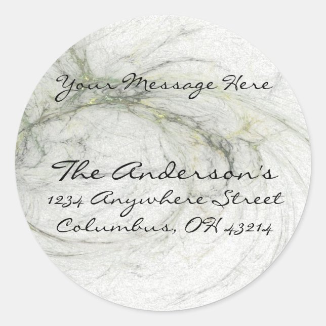 Étiquettes de retour de l'Arrière - plan Abstrait (Devant)