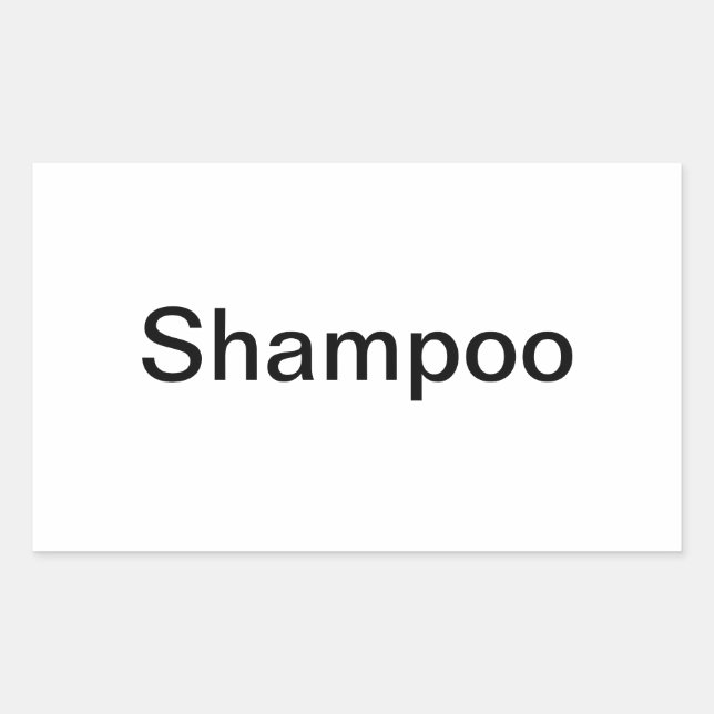 Étiquettes de shampooing/ (Devant)