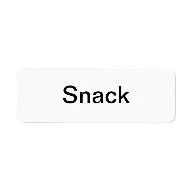 Étiquettes de snacks/ (Devant)
