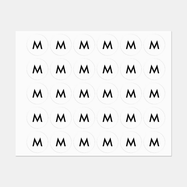 Étiquettes de taille M moyenne pour vêtements et h (Feuille)