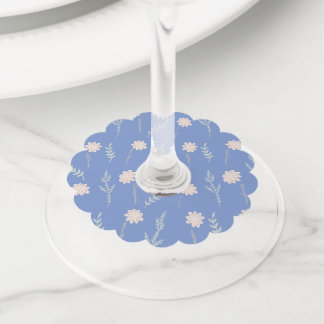 Étiquettes de verre à vin Décoration de fête Étiqu