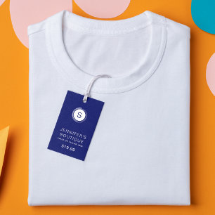 Étiquettes de vêtements Petite entreprise Dark Nav
