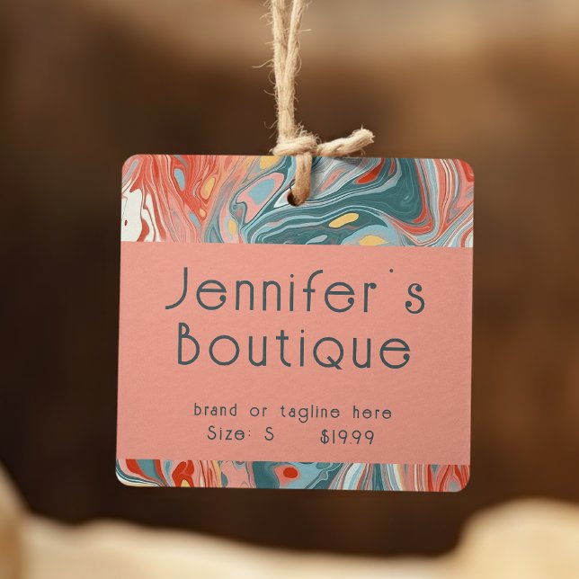 Étiquettes de vêtements Petite entreprise Moderne  (Créateur téléchargé)