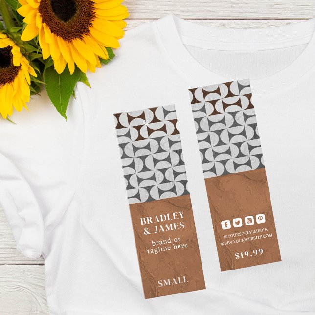 Étiquettes de vêtements Petite entreprise Moderne  (Créateur téléchargé)