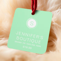 Étiquettes de vêtements Petite entreprise Monnaie