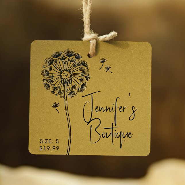 Étiquettes de vêtements Petite entreprise Or Prix  (Créateur téléchargé)