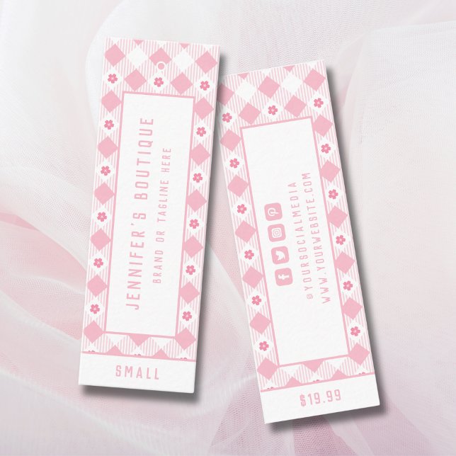 Étiquettes de vêtements Petite entreprise Preppy P (Créateur téléchargé)