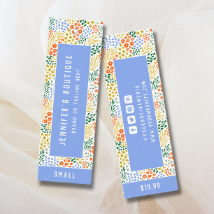 Étiquettes de vêtements Petite entreprise Prix flo