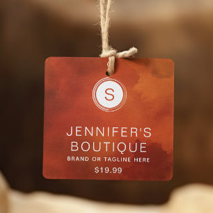 Étiquettes de vêtements Petite entreprise Teracott