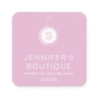 Étiquettes de vêtements Petite entreprise violet b