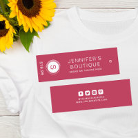 Étiquettes de vêtements Petite entreprise Viva Mag
