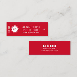 Étiquettes de vêtements Petites entreprises Prix r