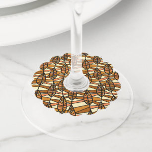 Étiquettes de vin d'automne